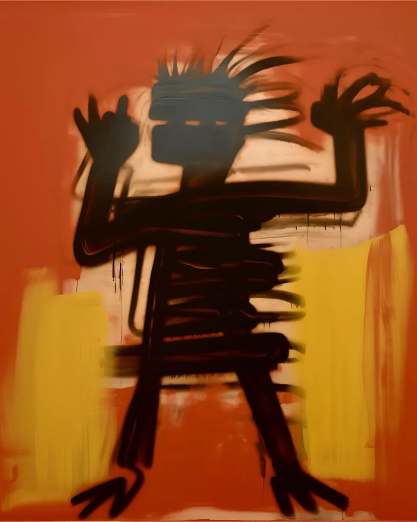 Orange figure